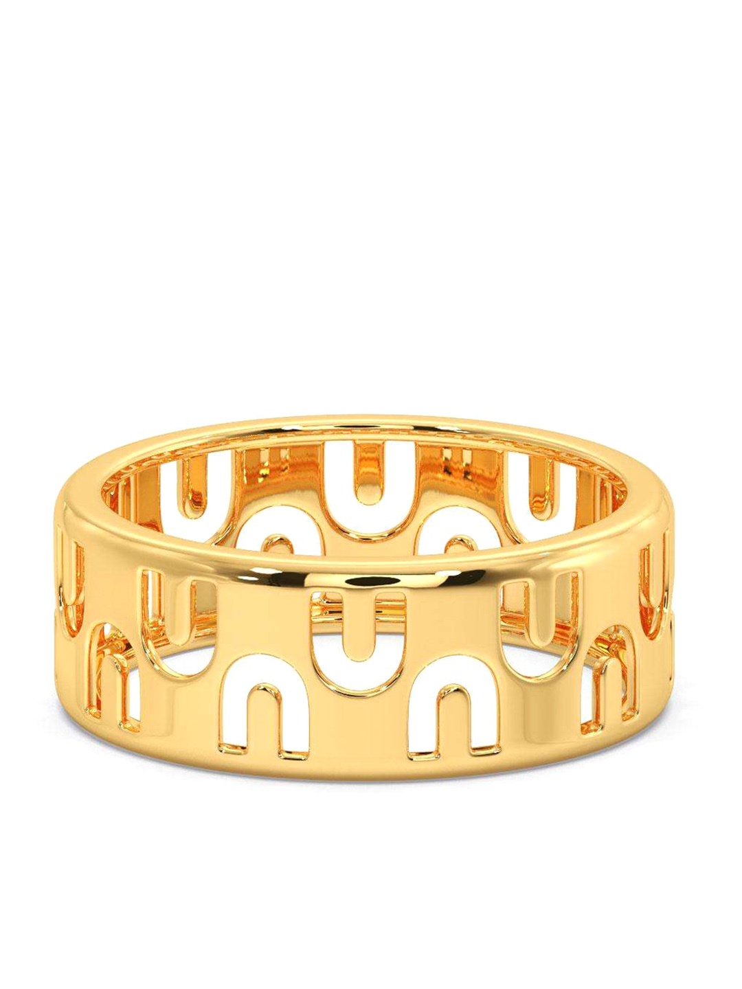 

CANDERE A KALYAN JEWELLERS COMPANY Men 18KT BIS Hallmark Gold Ring - 3.72 gm