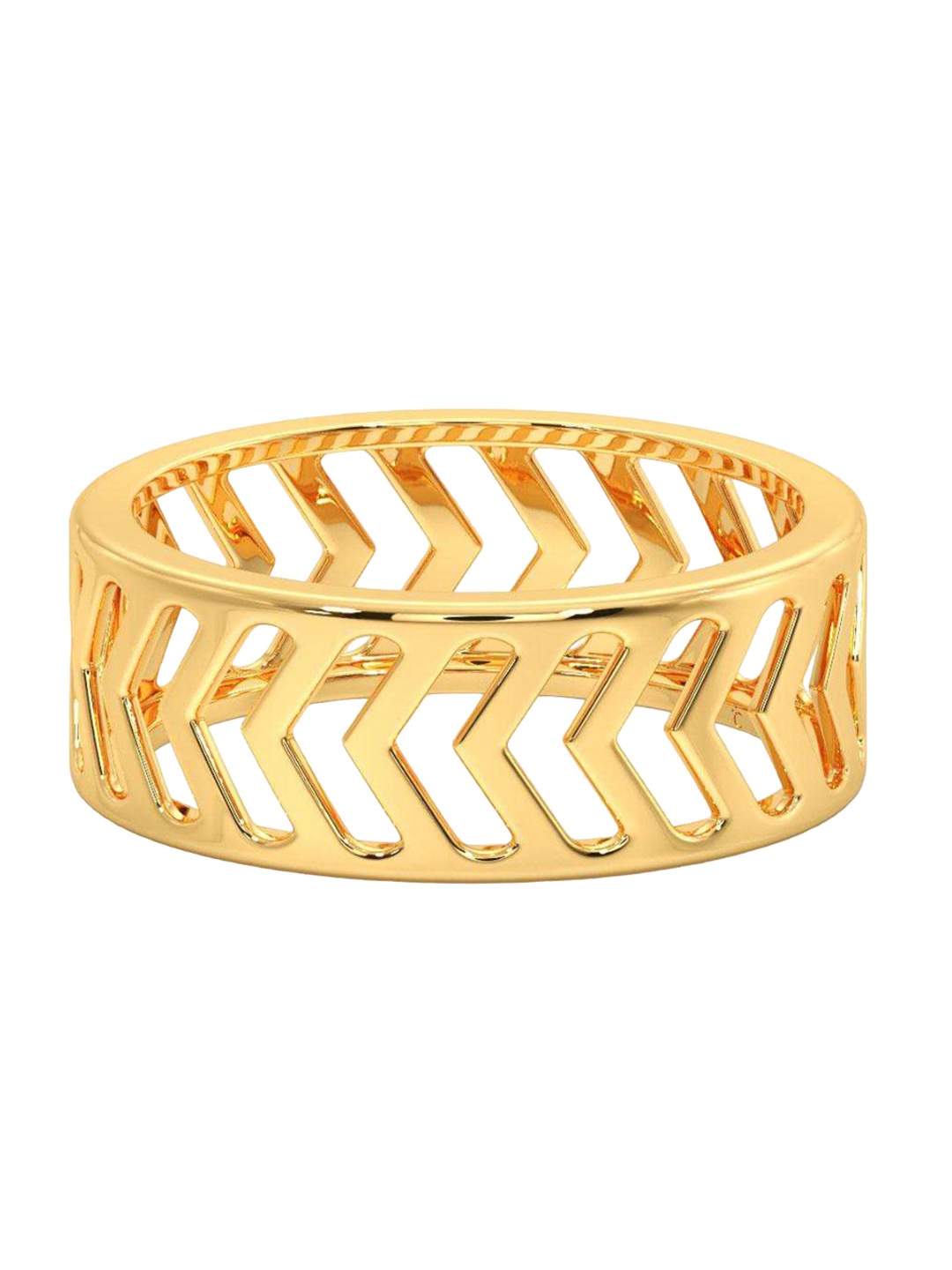 

CANDERE A KALYAN JEWELLERS COMPANY Men 14KT Gold Ring-2.92 g