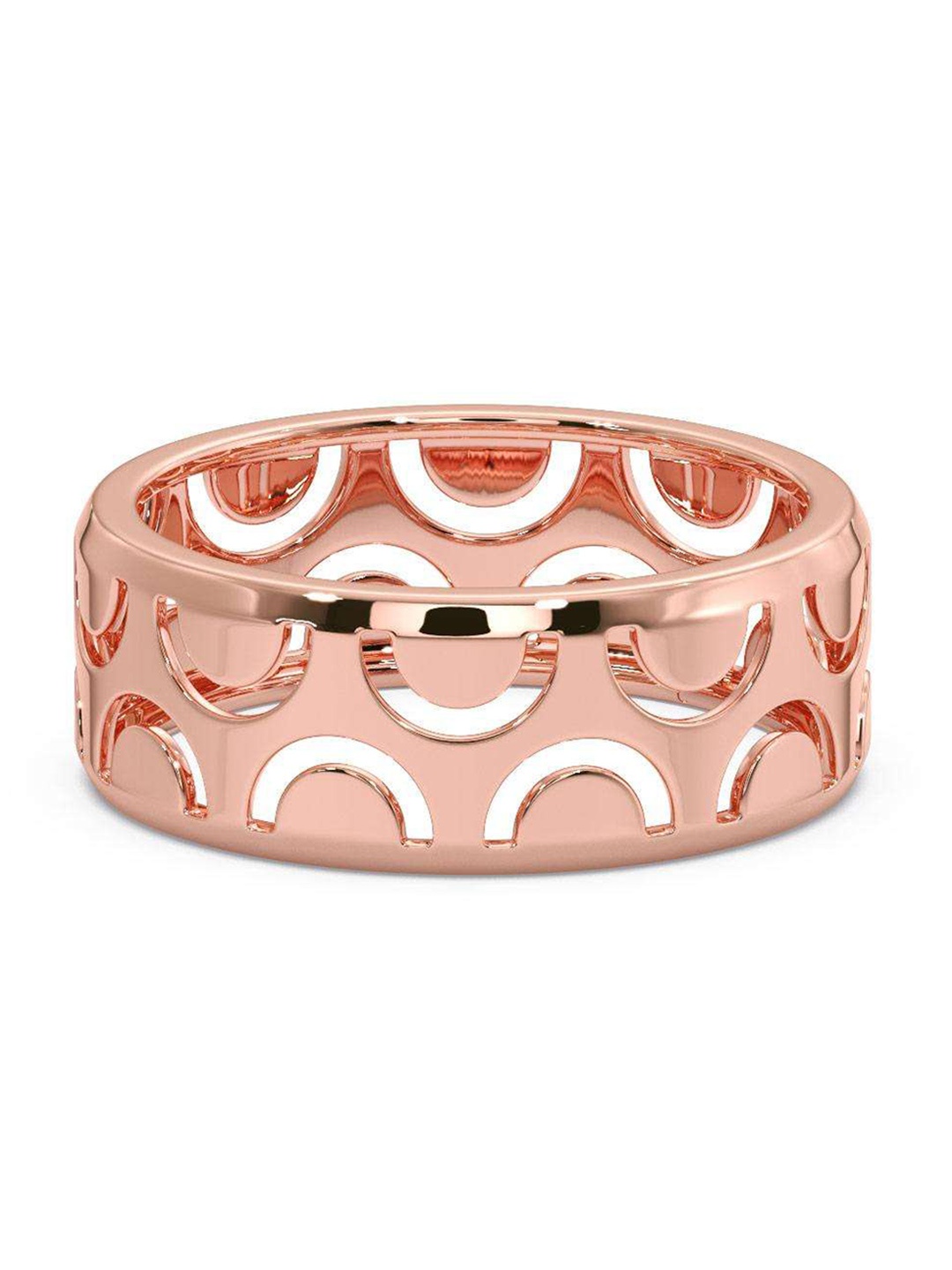 

CANDERE A KALYAN JEWELLERS COMPANY Men 14KT Rose Gold Ring - 3.82 g