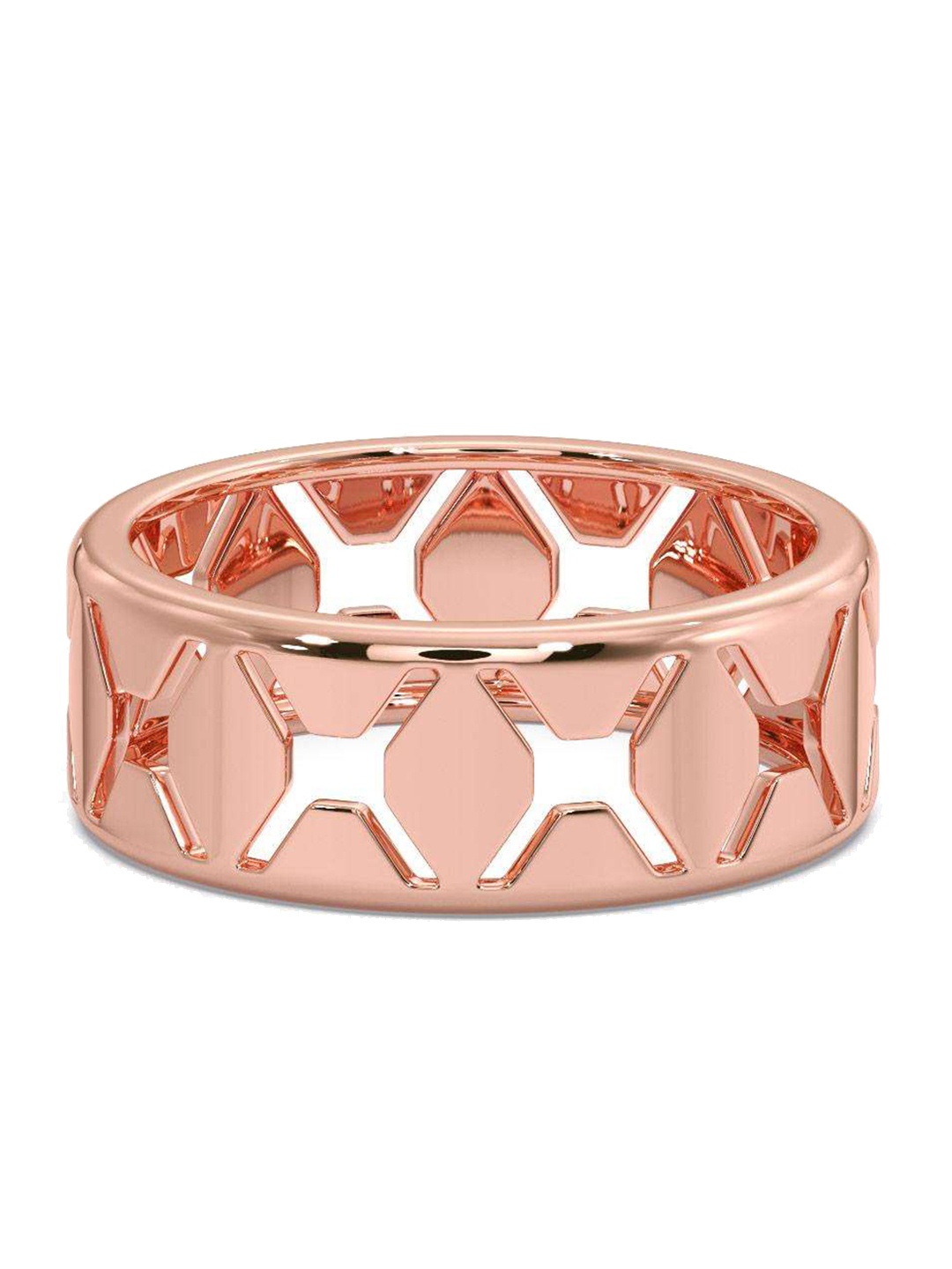 

CANDERE A KALYAN JEWELLERS COMPANY Men 18KT Rose Gold Ring - 4.48 gm