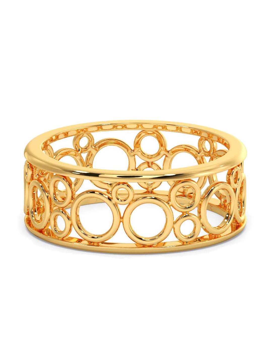 

CANDERE A KALYAN JEWELLERS COMPANY Men 18KT BIS Hallmark Gold Ring-4.15gm