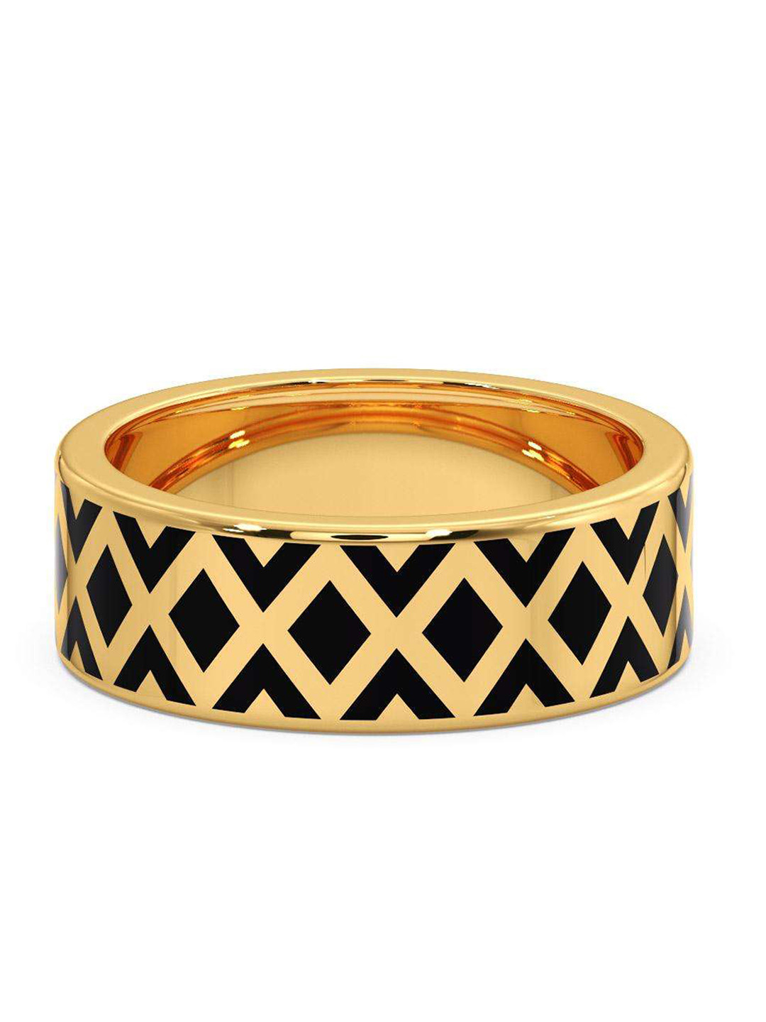

CANDERE A KALYAN JEWELLERS COMPANY Men 14KT BIS Hallmark Gold Ring-5.14gm