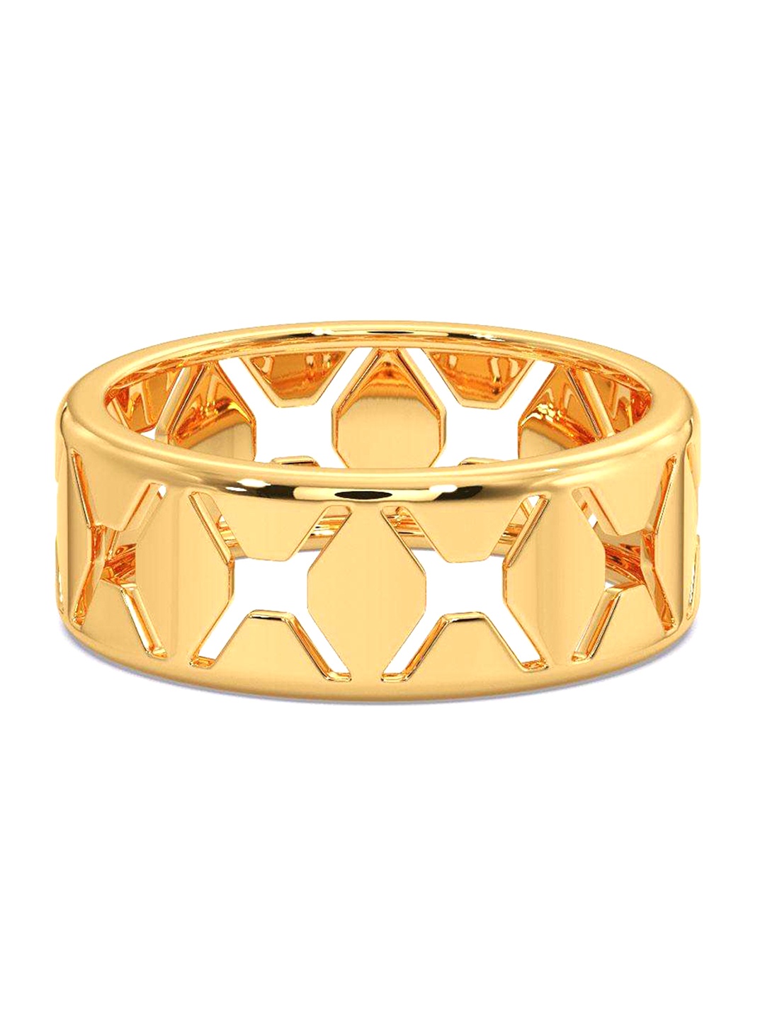 

CANDERE A KALYAN JEWELLERS COMPANY Men 14KT Gold Ring 4.1 g