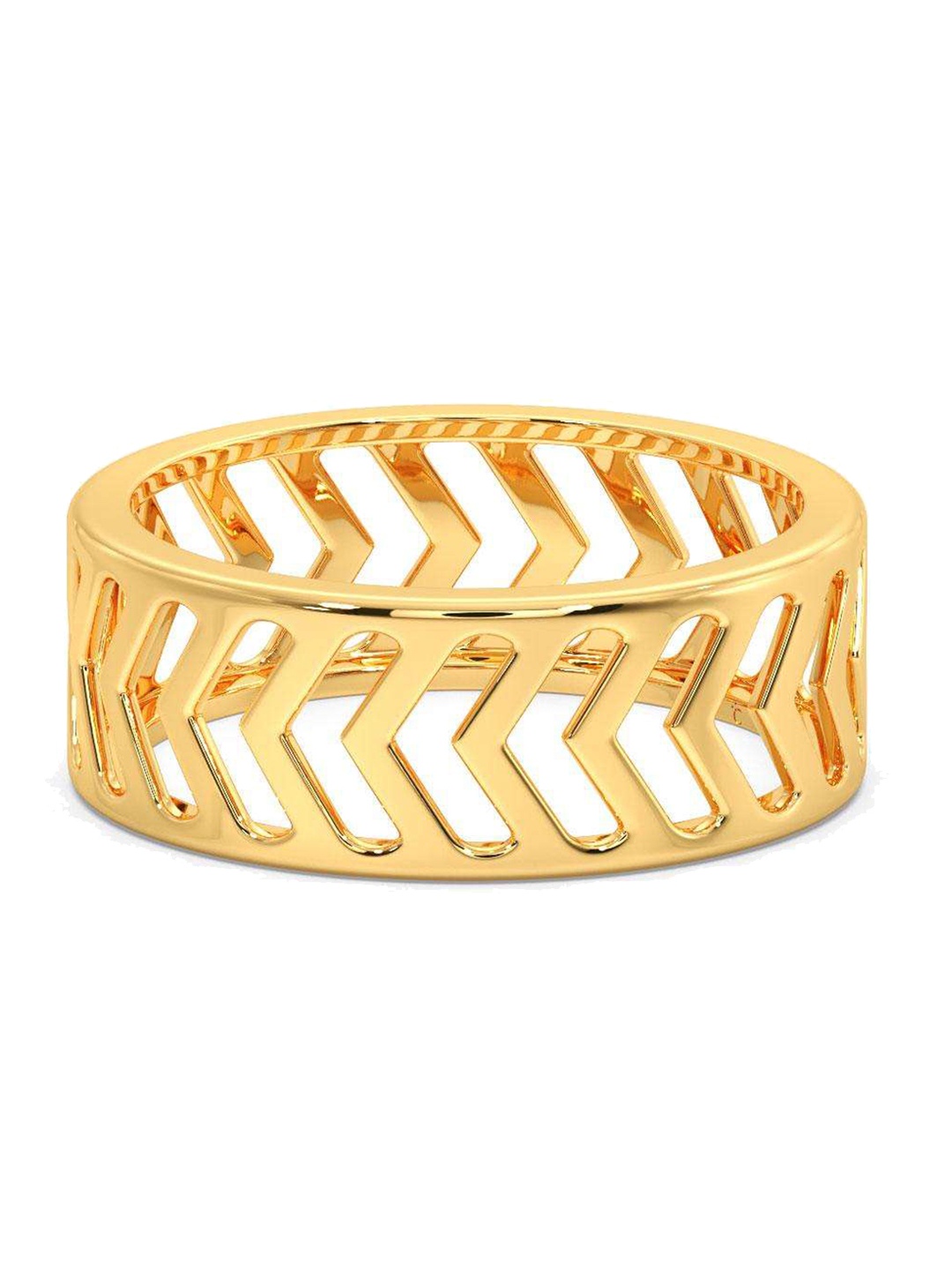 

CANDERE A KALYAN JEWELLERS COMPANY Men 14KT Gold Ring-3.43gm