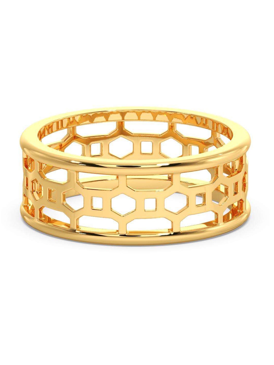 

CANDERE A KALYAN JEWELLERS COMPANY Men 18KT Gold Ring-4.22gm