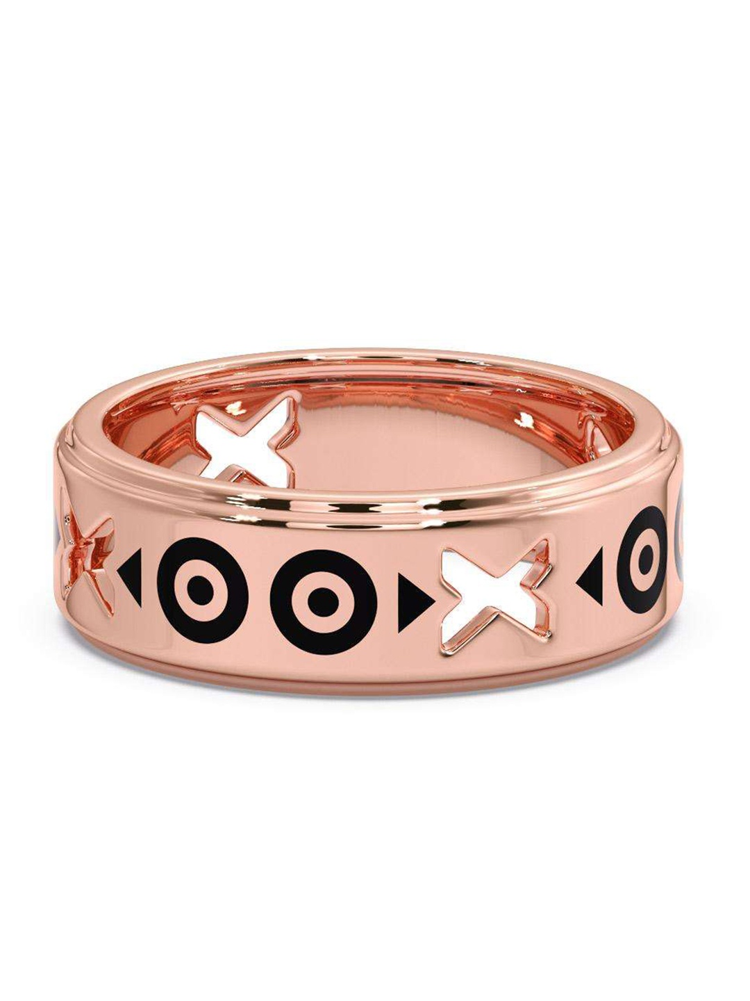 

CANDERE A KALYAN JEWELLERS COMPANY Men 14KT Rose Gold Ring-5.01gm