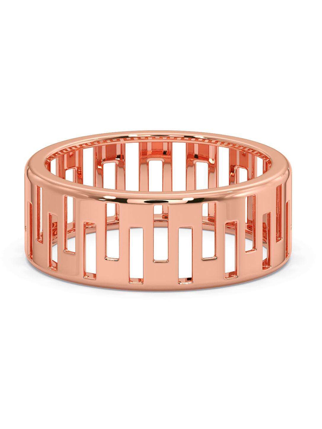 

CANDERE A KALYAN JEWELLERS COMPANY Men 14KT BIS Hallmark Rose Gold Ring- 3.53gm