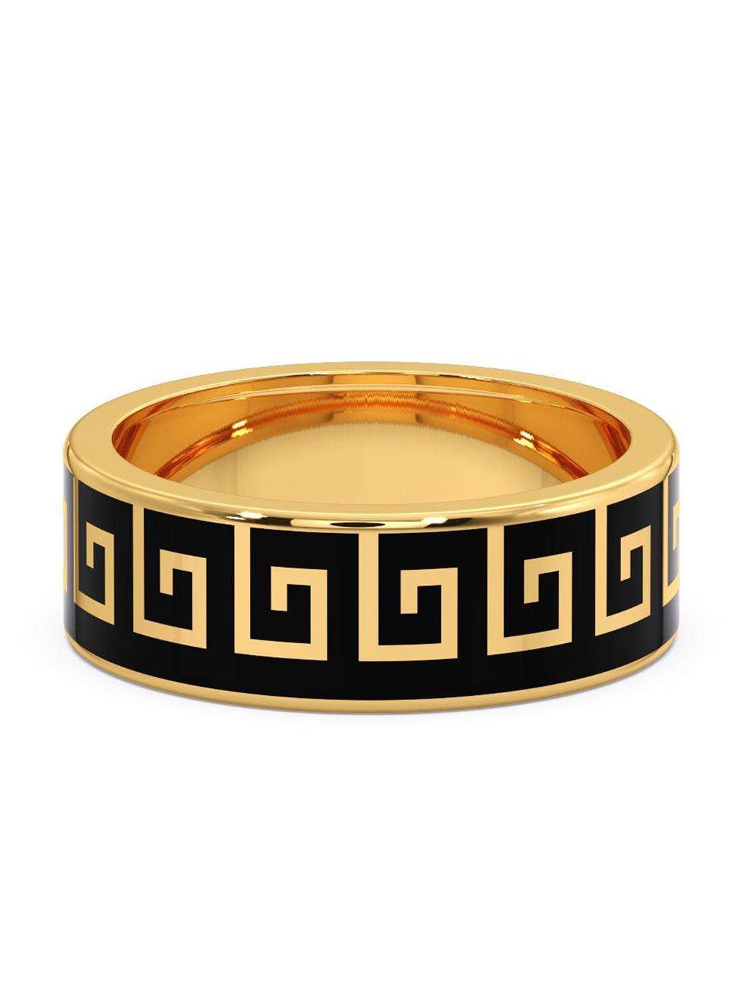 

CANDERE A KALYAN JEWELLERS COMPANY Men 18KT BIS Hallmark Gold Finger Ring- 4.3 gm