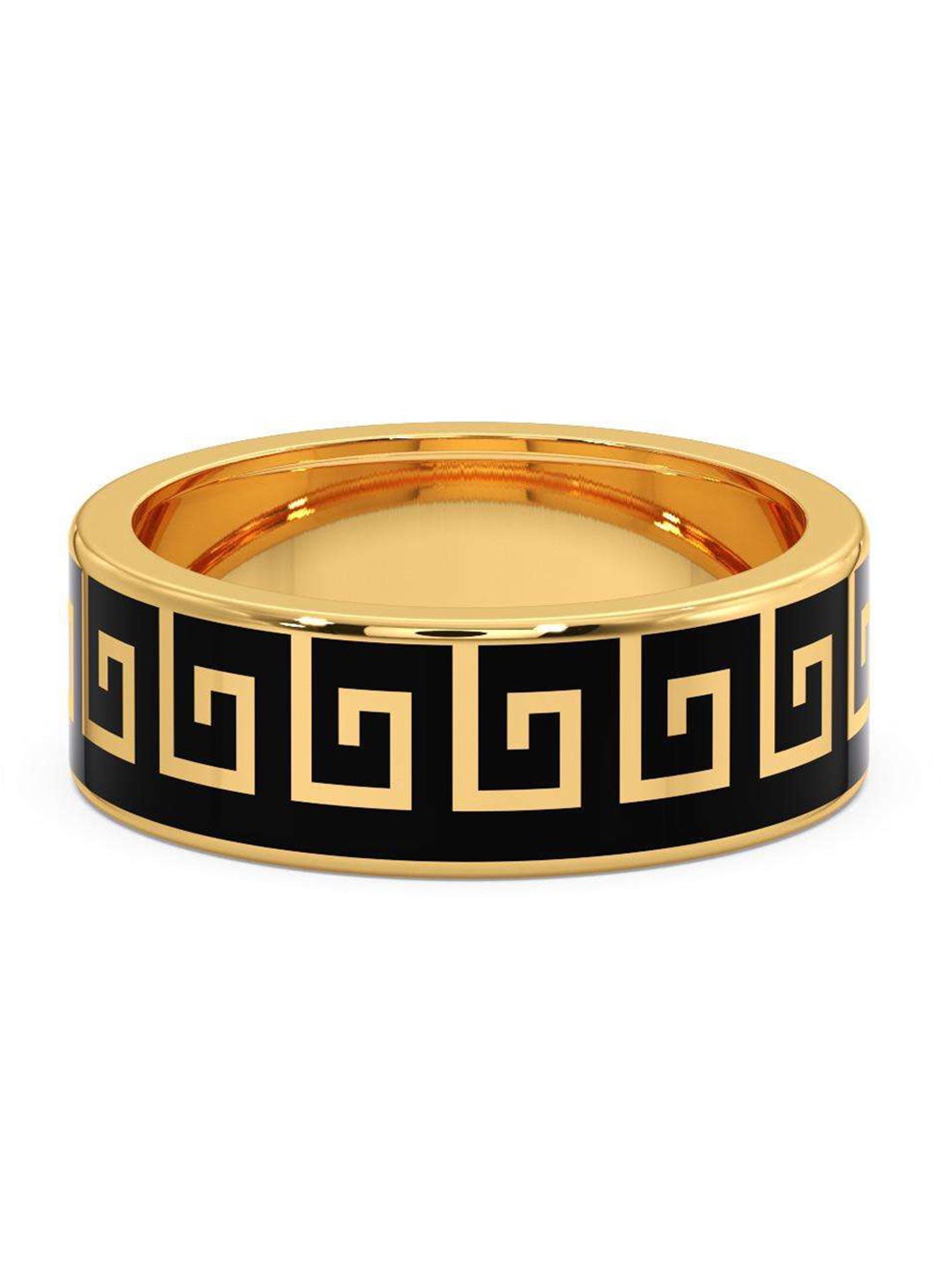

CANDERE A KALYAN JEWELLERS COMPANY Men 14KT BIS Hallmark Gold Ring-3.59 g