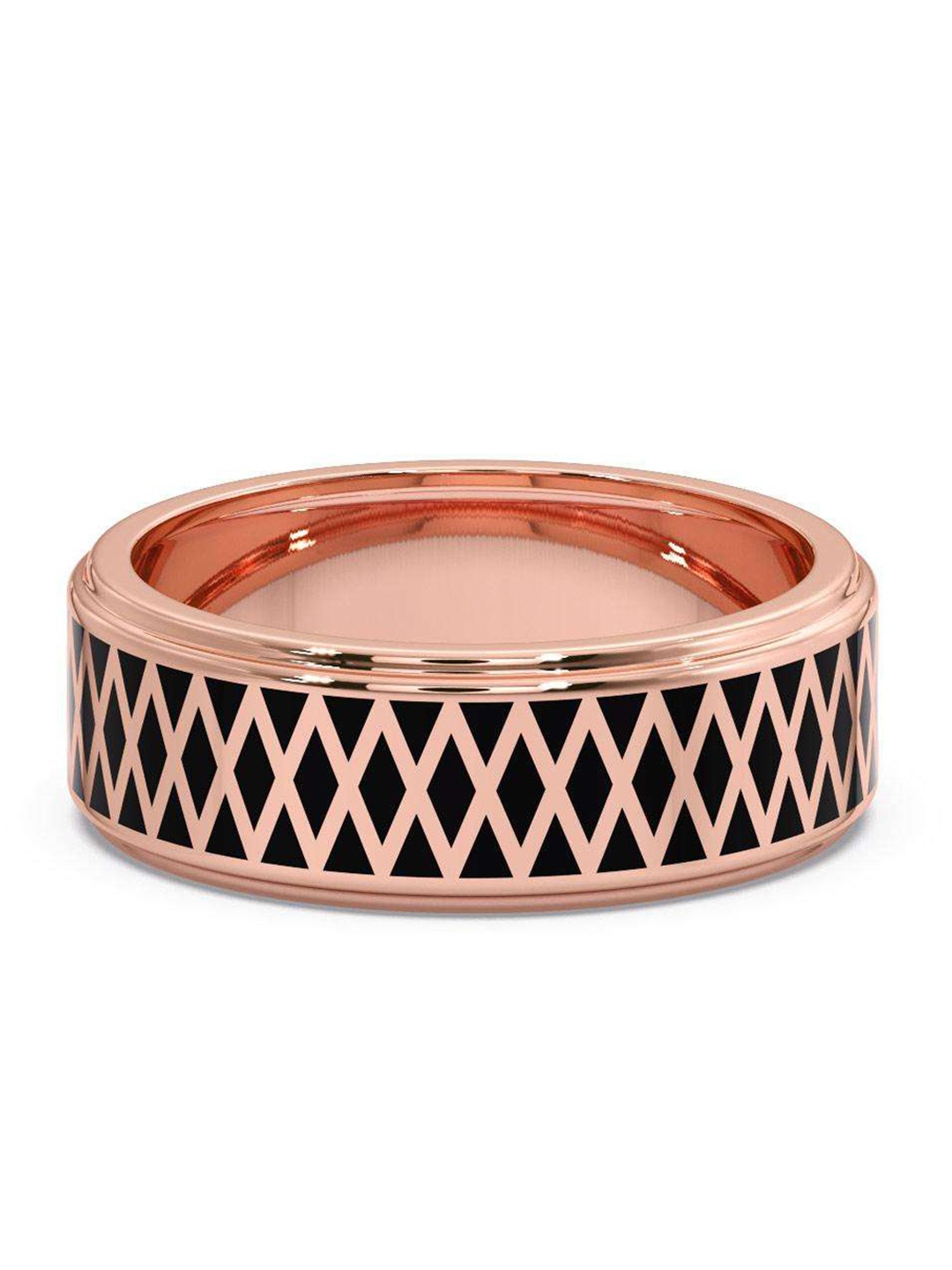 

CANDERE A KALYAN JEWELLERS COMPANY Men 14KT Rose Gold Ring-4.52 gm