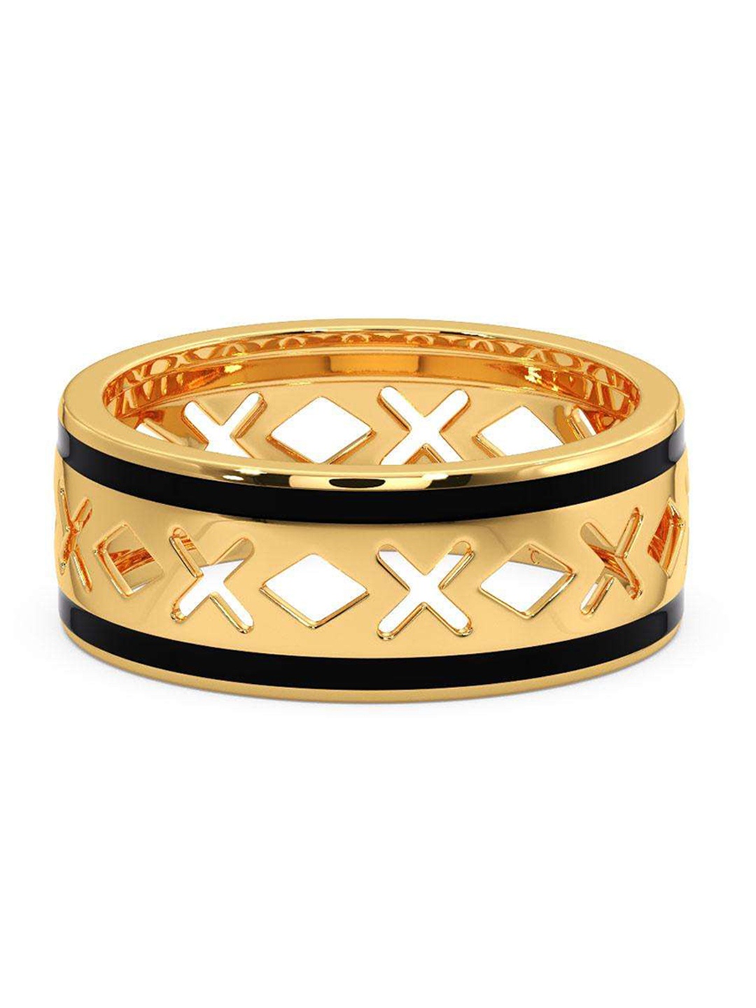 

CANDERE A KALYAN JEWELLERS COMPANY Men 14KT Gold Ring-3.34 g