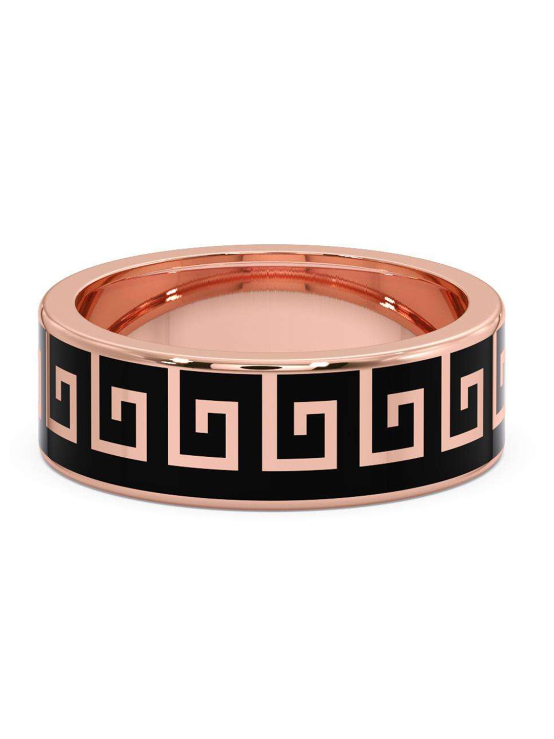

CANDERE A KALYAN JEWELLERS COMPANY Men 14KT Rose Gold Ring-3.74gm