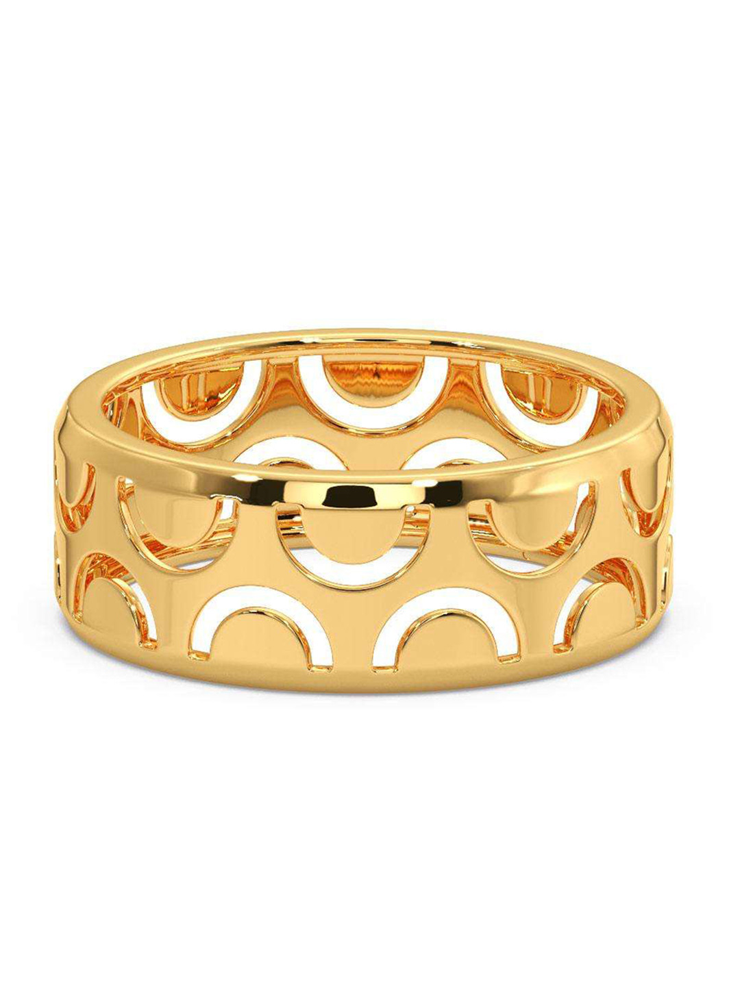 

CANDERE A KALYAN JEWELLERS COMPANY Men 18KT Gold Ring- 4.06gm