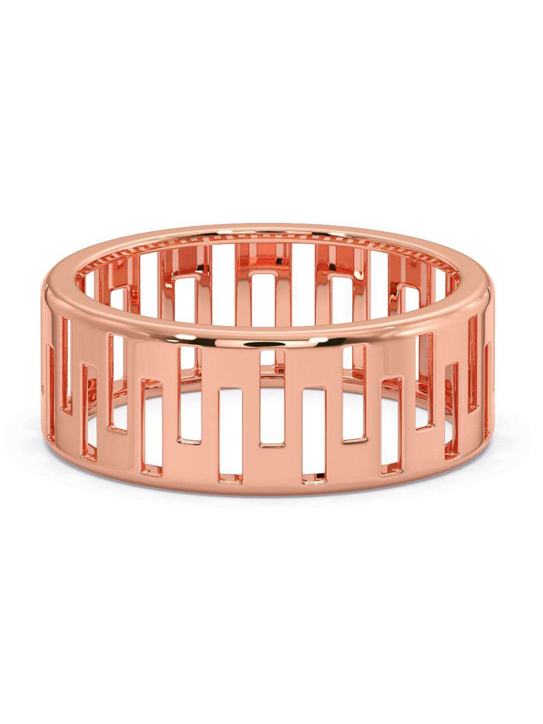 

CANDERE A KALYAN JEWELLERS COMPANY Men 14KT Rose Gold Ring-2.94 g