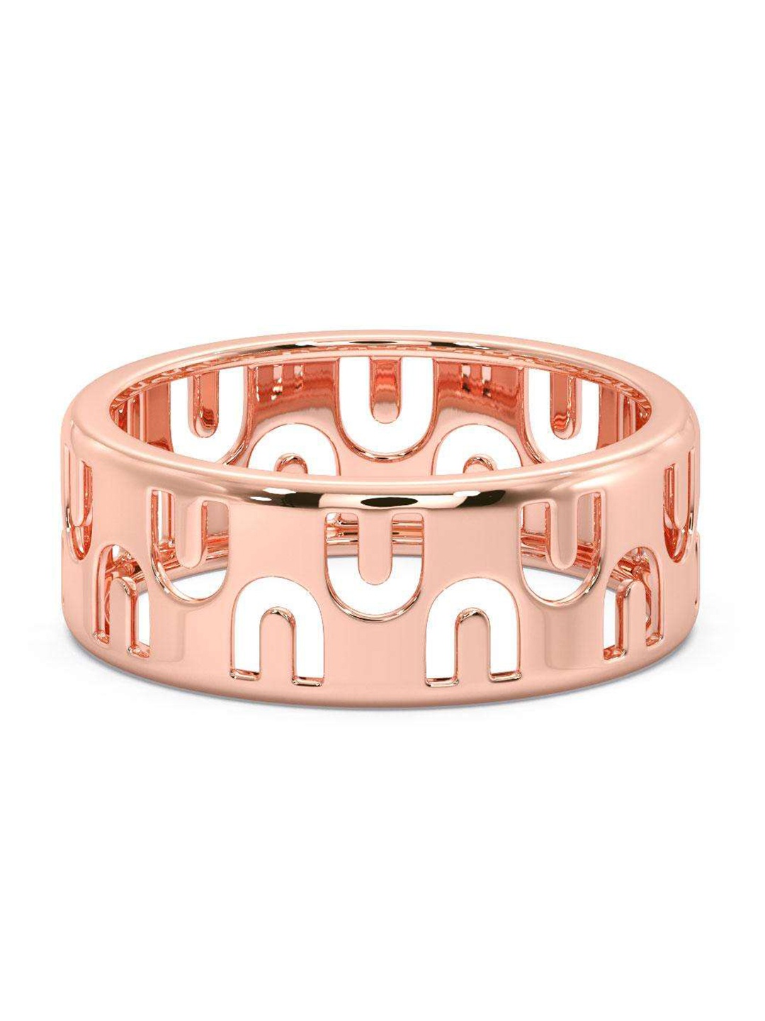 

CANDERE A KALYAN JEWELLERS COMPANY Men 14KT Rose Gold Ring-3.43 g