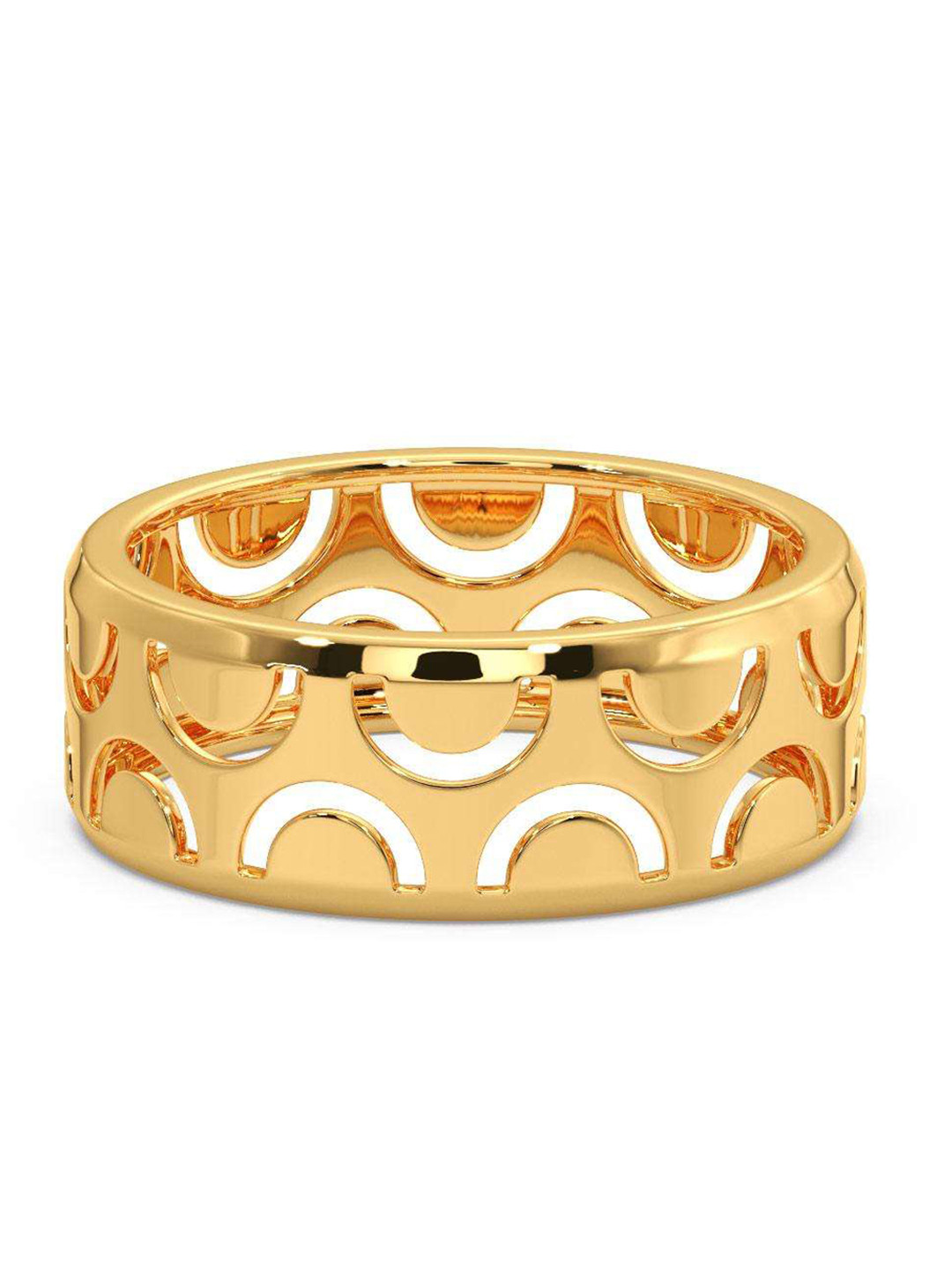 

CANDERE A KALYAN JEWELLERS COMPANY Men 14KT Gold Ring-3.57gm