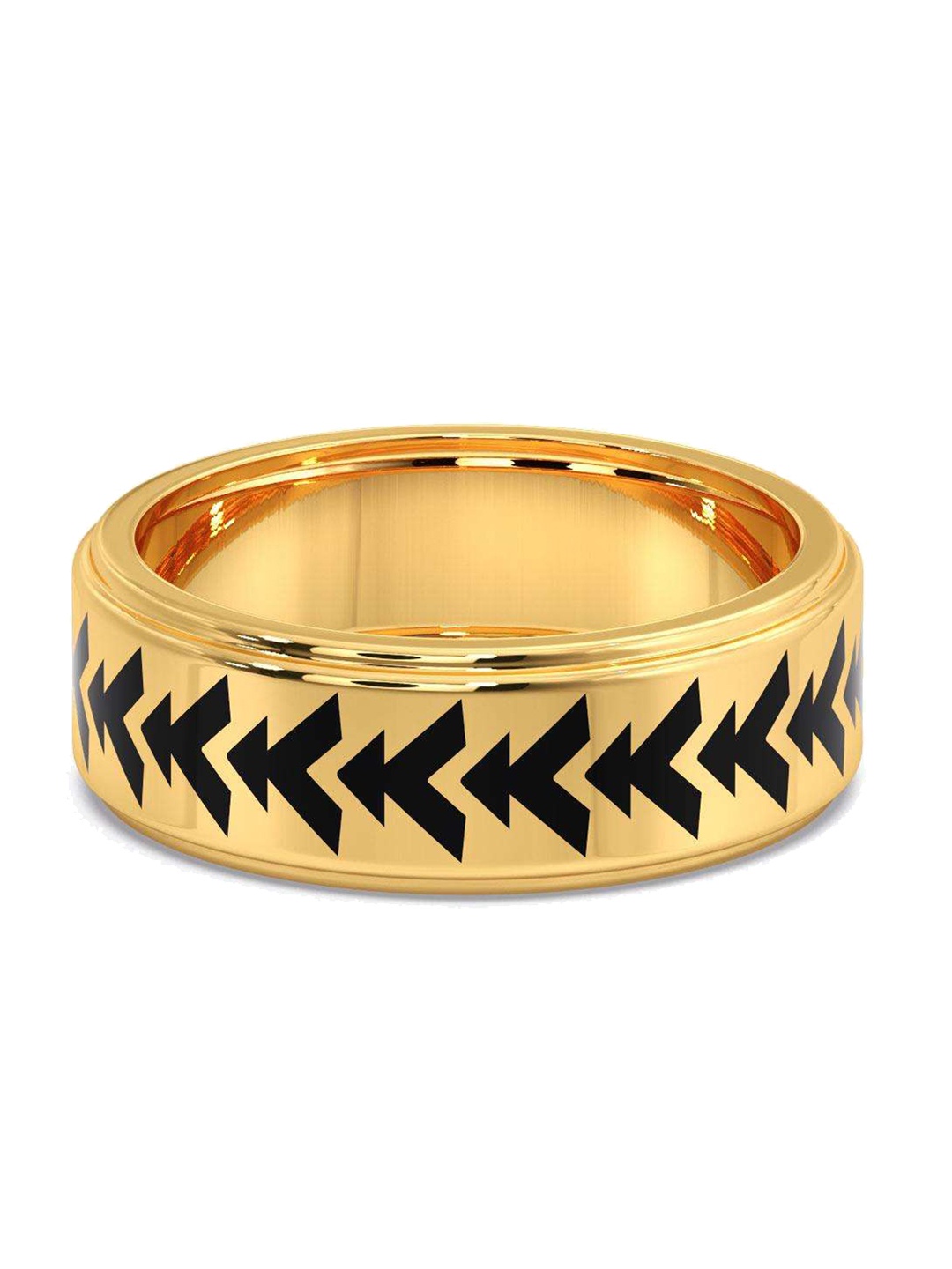 

CANDERE A KALYAN JEWELLERS COMPANY Men 14KT BIS Hallmark Gold Ring-4.27 g
