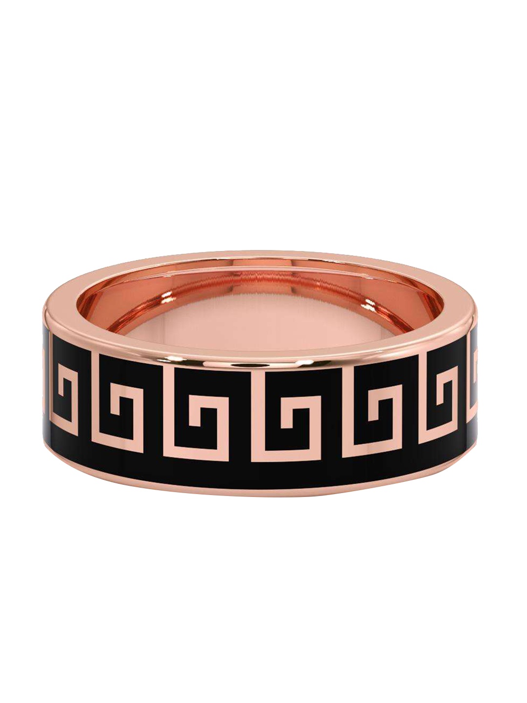 

CANDERE A KALYAN JEWELLERS COMPANY Men 14KT Rose Gold Ring-3.65gm
