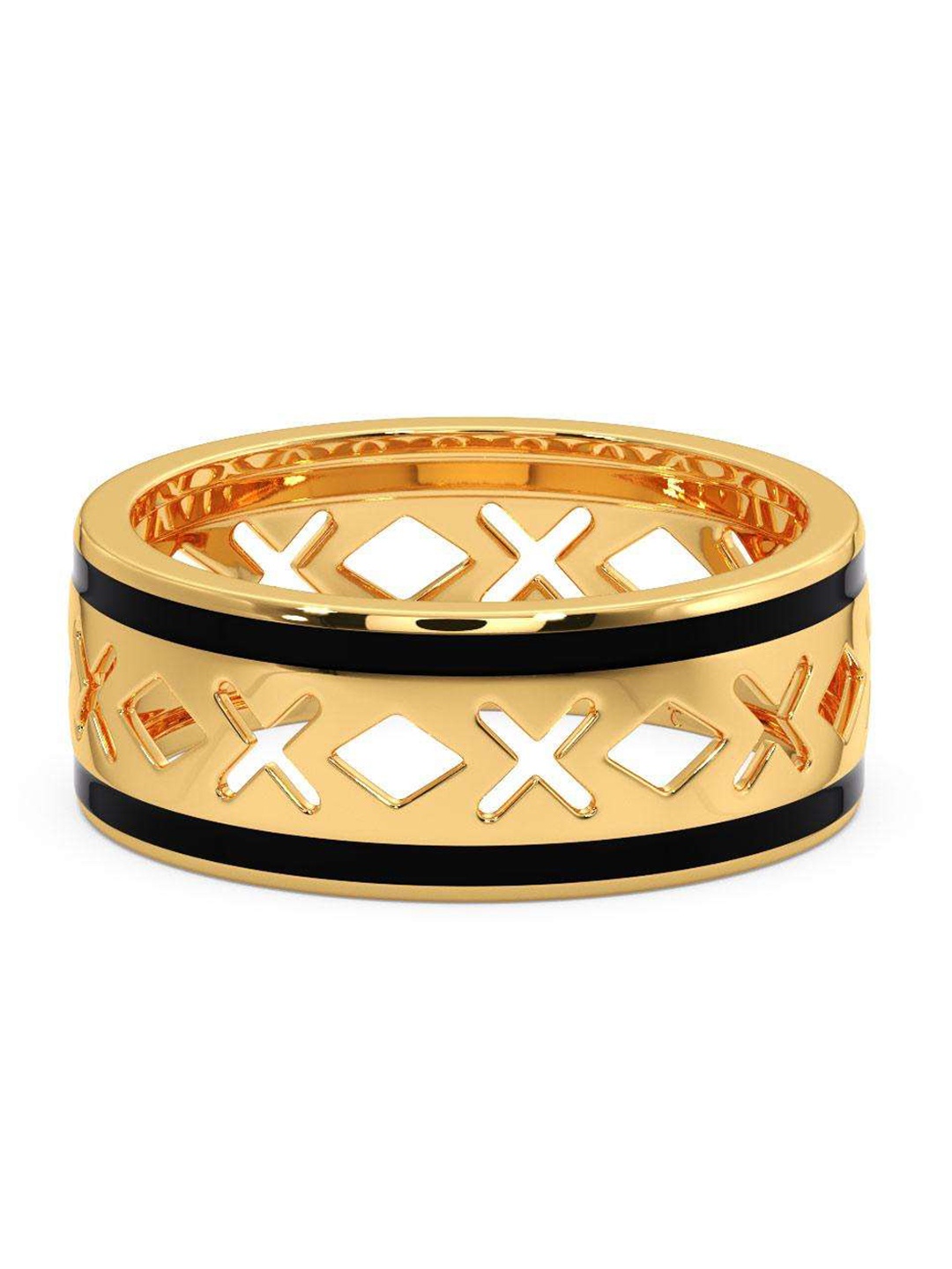 

CANDERE A KALYAN JEWELLERS COMPANY Men 18KT Gold Ring-4.0gm