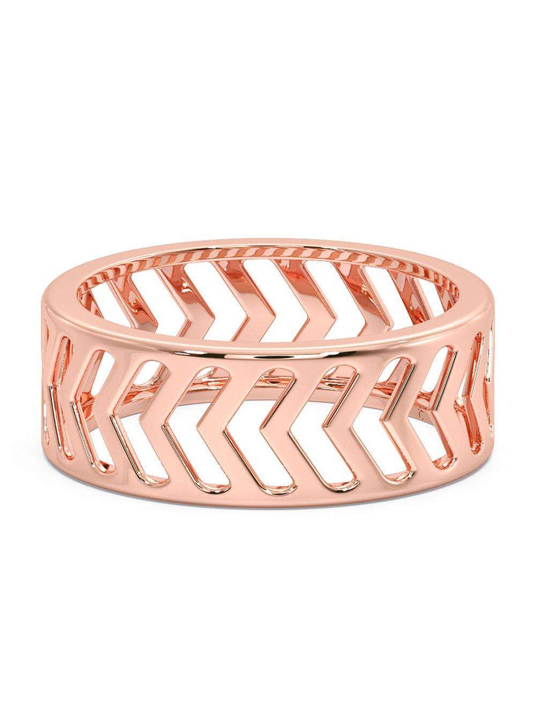 

CANDERE A KALYAN JEWELLERS COMPANY Men 14KT Rose Gold Ring - 3.32 gm