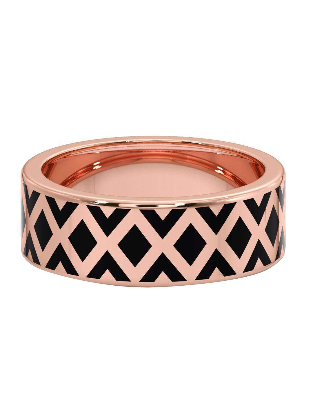 

CANDERE A KALYAN JEWELLERS COMPANY Men 18KT BIS Hallmark Rose Gold Ring - 4.93 g