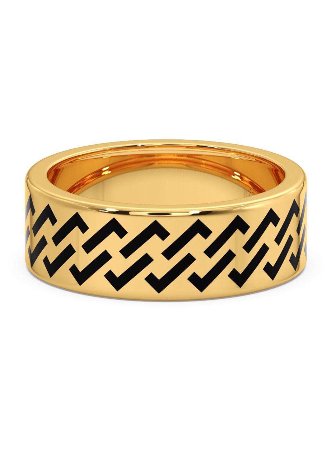 

CANDERE A KALYAN JEWELLERS COMPANY Men 18KT Gold Ring-5.62 gm