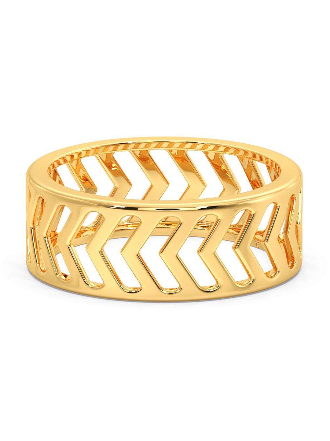 

CANDERE A KALYAN JEWELLERS COMPANY Men 14KT Gold Ring-3.61 g