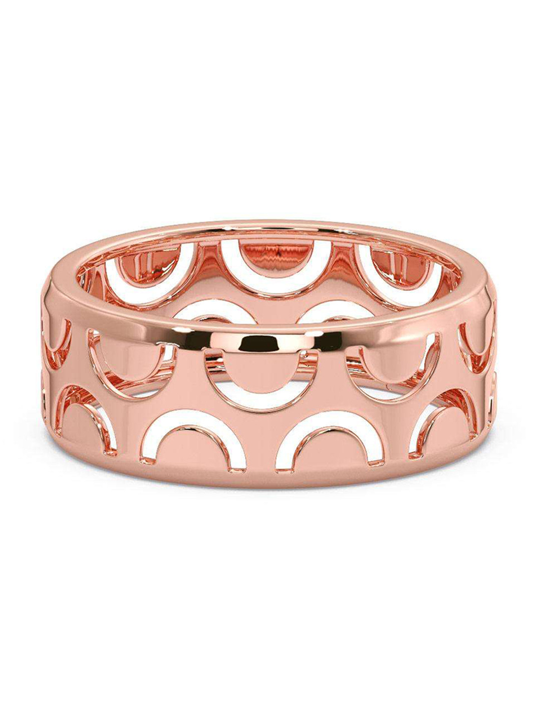 

CANDERE A KALYAN JEWELLERS COMPANY Men 18KT Rose Gold Ring - 3.61 gm