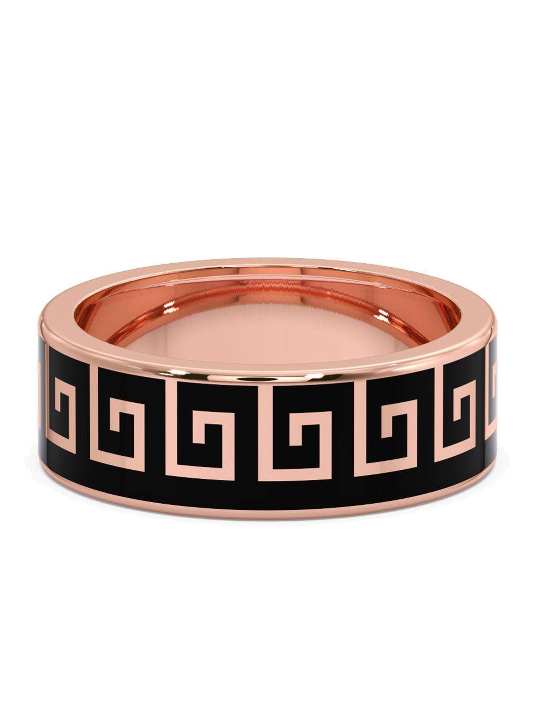 

CANDERE A KALYAN JEWELLERS COMPANY Men 18KT BIS Hallmark Rose Gold Ring-5.27gm