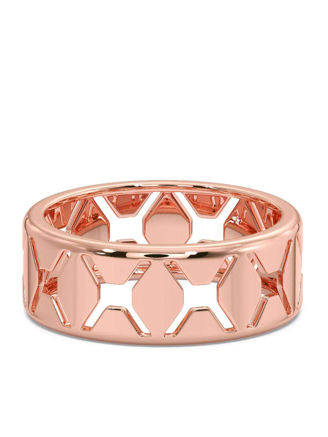 

CANDERE A KALYAN JEWELLERS COMPANY Men 18KT Rose Gold Ring- 5.18gm