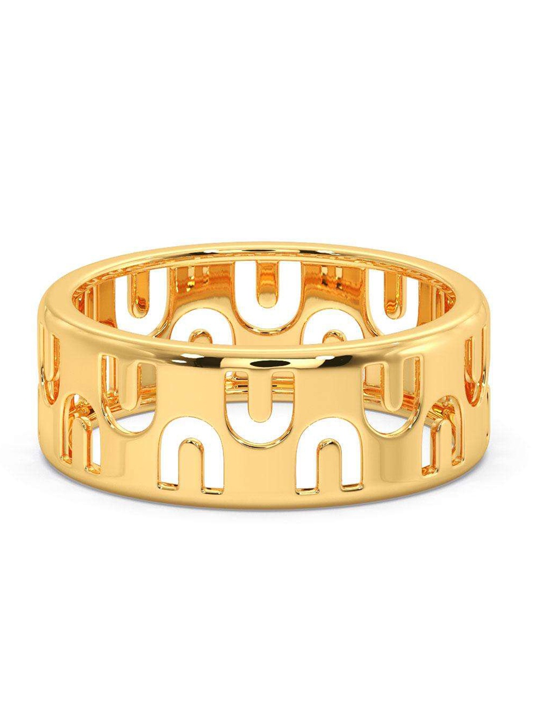 

CANDERE A KALYAN JEWELLERS COMPANY Men 18KT Gold Ring- 4.27gm
