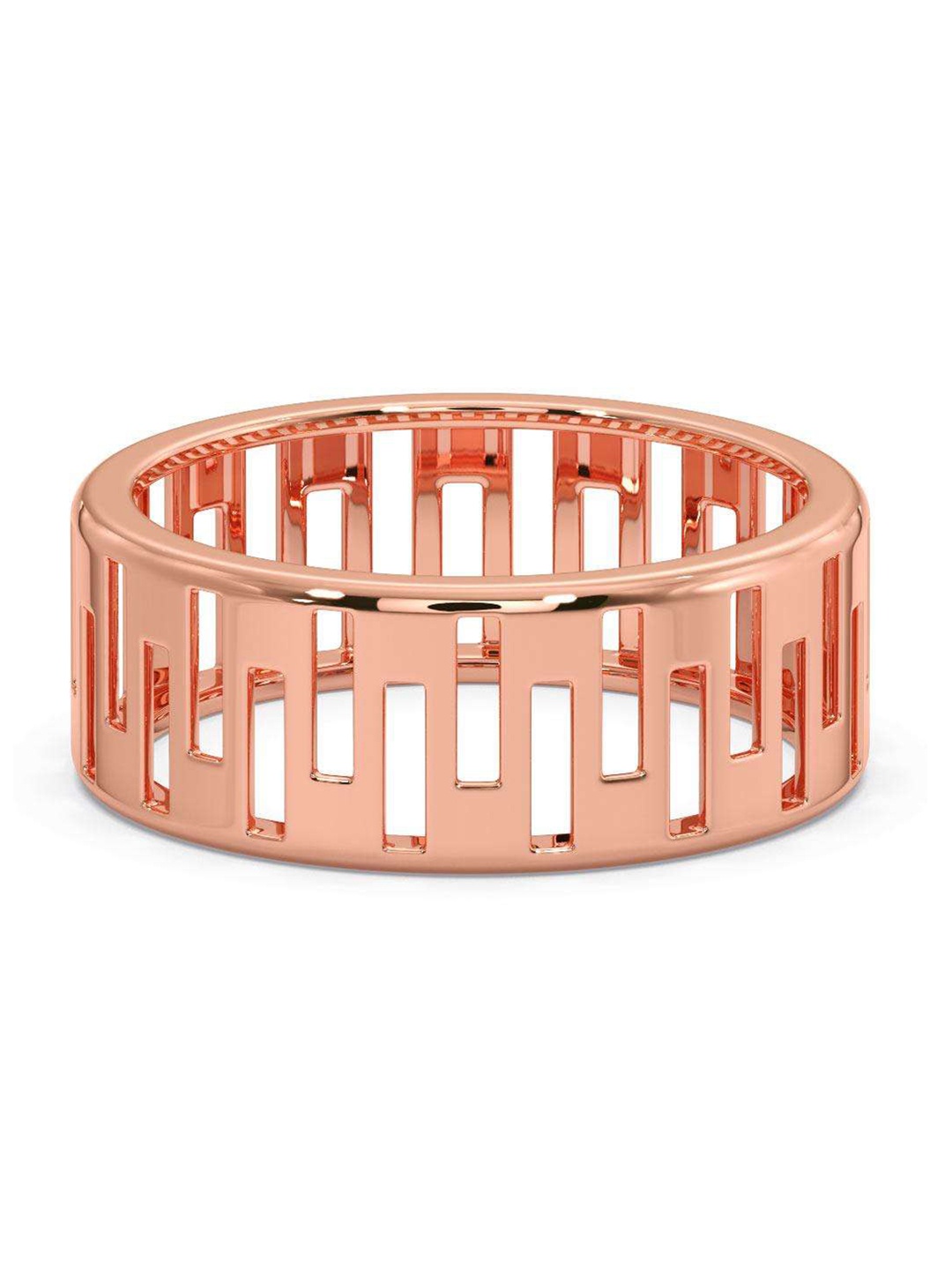 

CANDERE A KALYAN JEWELLERS COMPANY Men 18KT BIS Hallmark Rose Gold Ring-4.15gm
