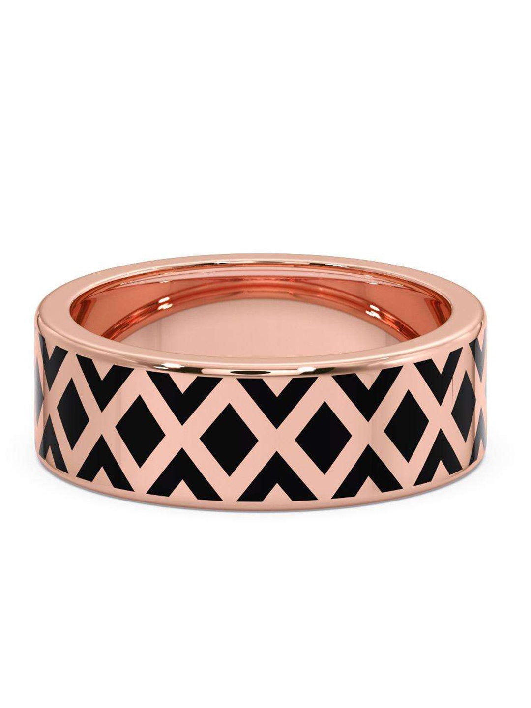 

CANDERE A KALYAN JEWELLERS COMPANY Men 14KT Rose Gold Ring-4.69gm