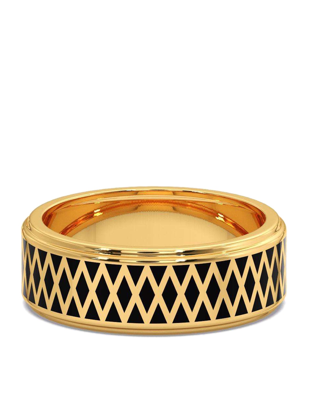 

CANDERE A KALYAN JEWELLERS COMPANY Men 14KT BIS Hallmark Gold Ring- 4.66gm