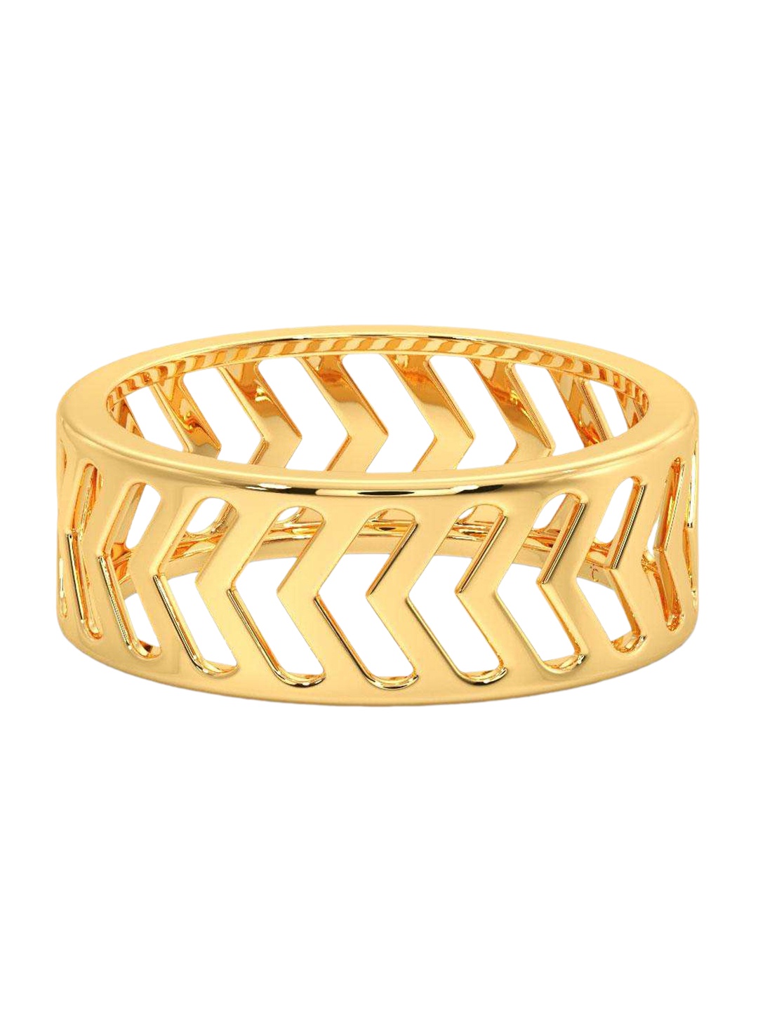 

CANDERE A KALYAN JEWELLERS COMPANY Men 14KT Gold Ring-2.85gm