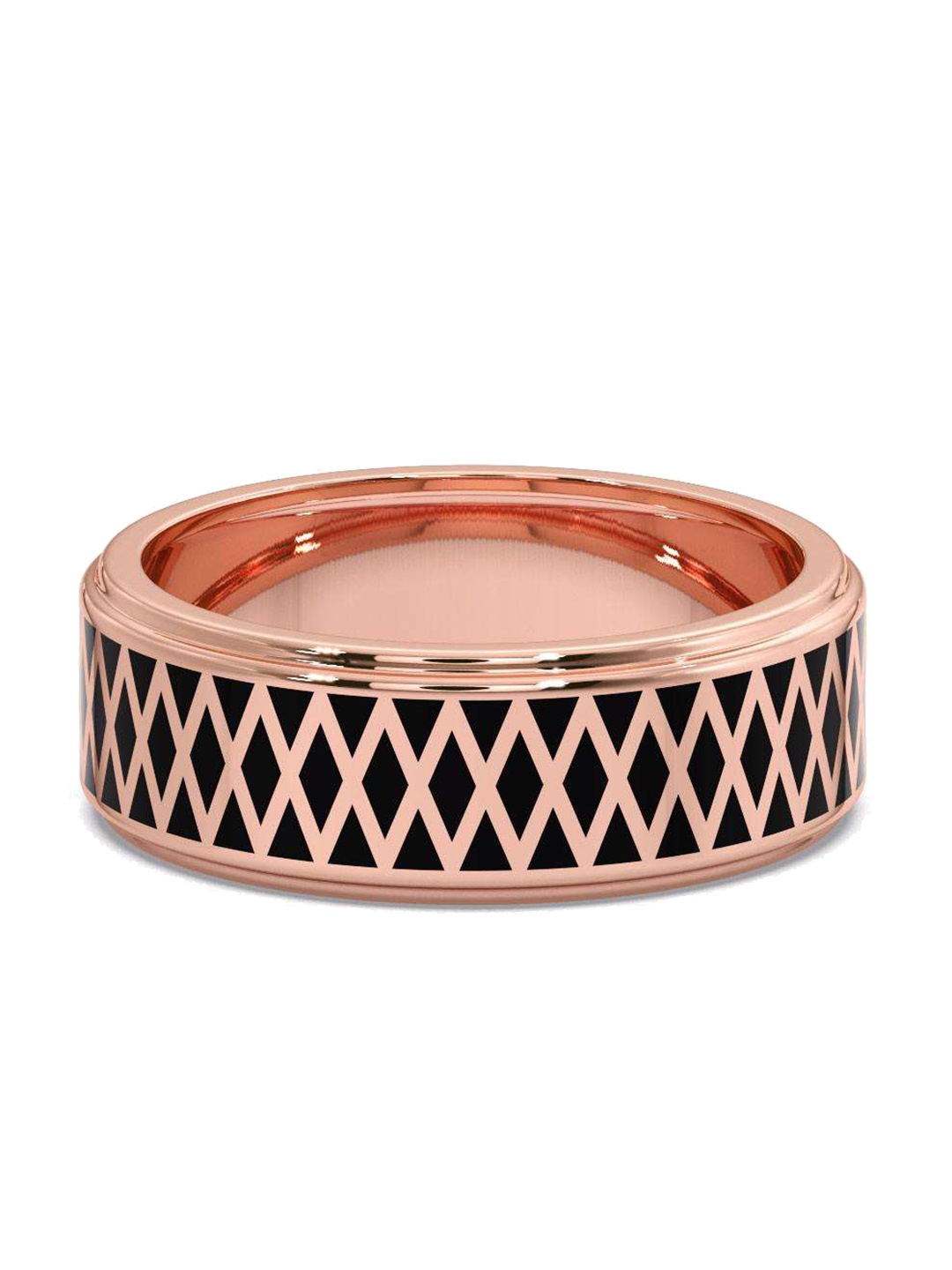 

CANDERE A KALYAN JEWELLERS COMPANY Men 18KT Rose Gold Ring - 4.58 gm