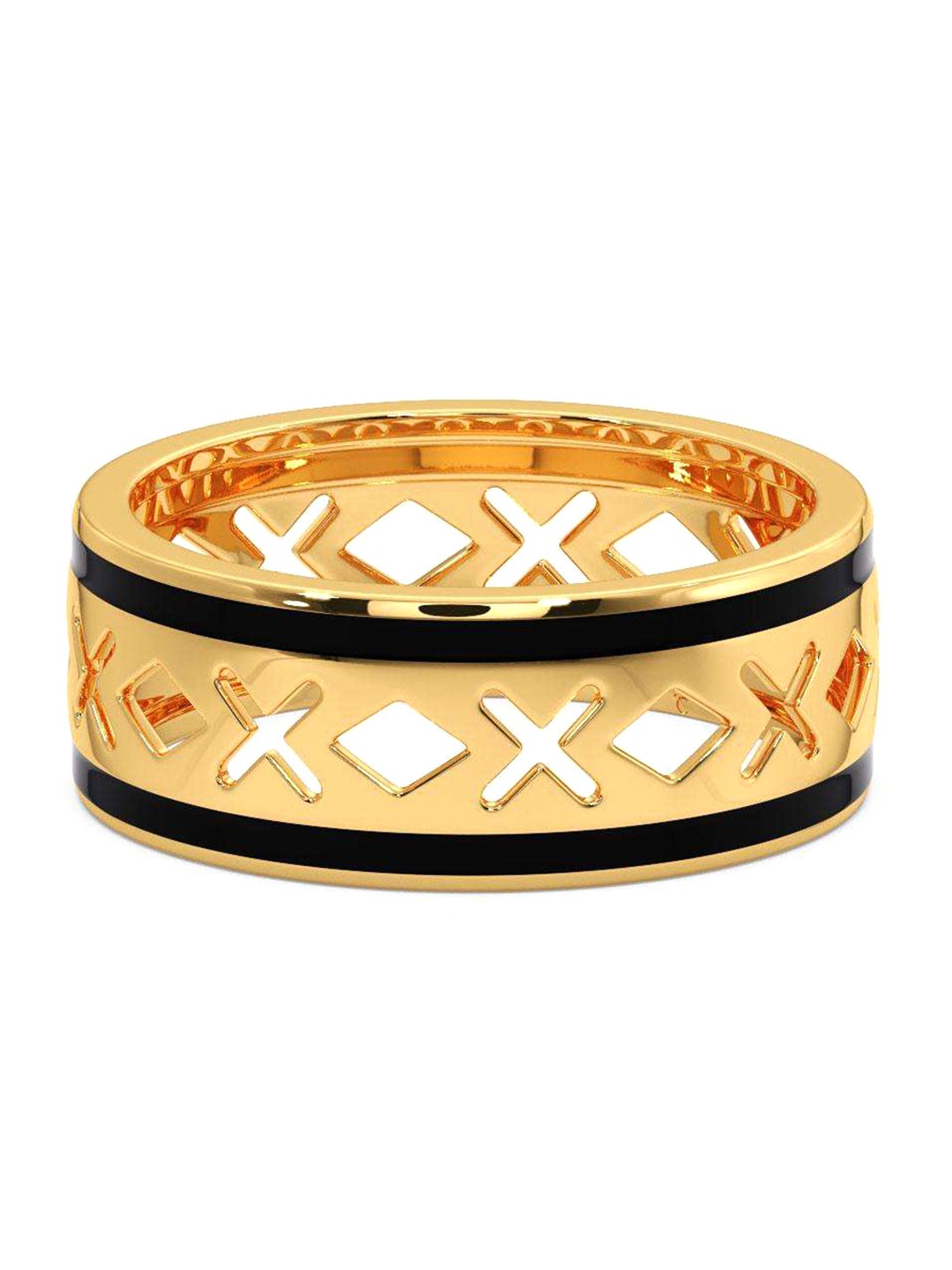 

CANDERE A KALYAN JEWELLERS COMPANY Men 18KT Gold Ring - 4.35 gm