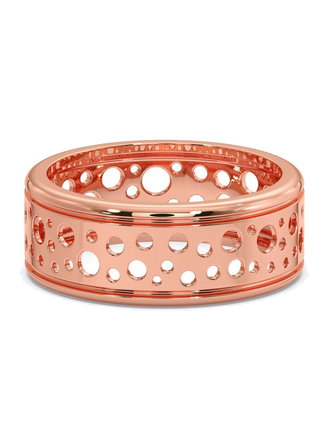 

CANDERE A KALYAN JEWELLERS COMPANY Men 14KT Rose Gold Ring-3.97 g