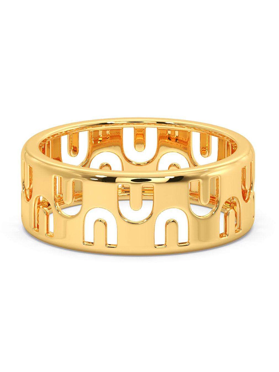 

CANDERE A KALYAN JEWELLERS COMPANY Men 14KT Gold Ring-3.0gm
