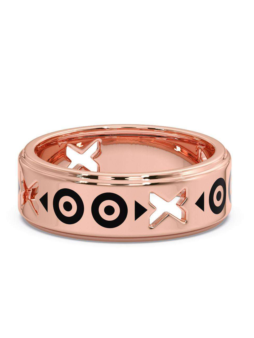 

CANDERE A KALYAN JEWELLERS COMPANY Men 14KT Rose Gold Ring - 4.53 g