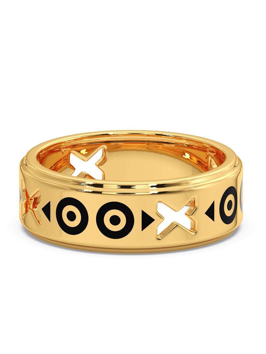 

CANDERE A KALYAN JEWELLERS COMPANY Men 14KT BIS Hallmark Gold Ring - 4.75gm