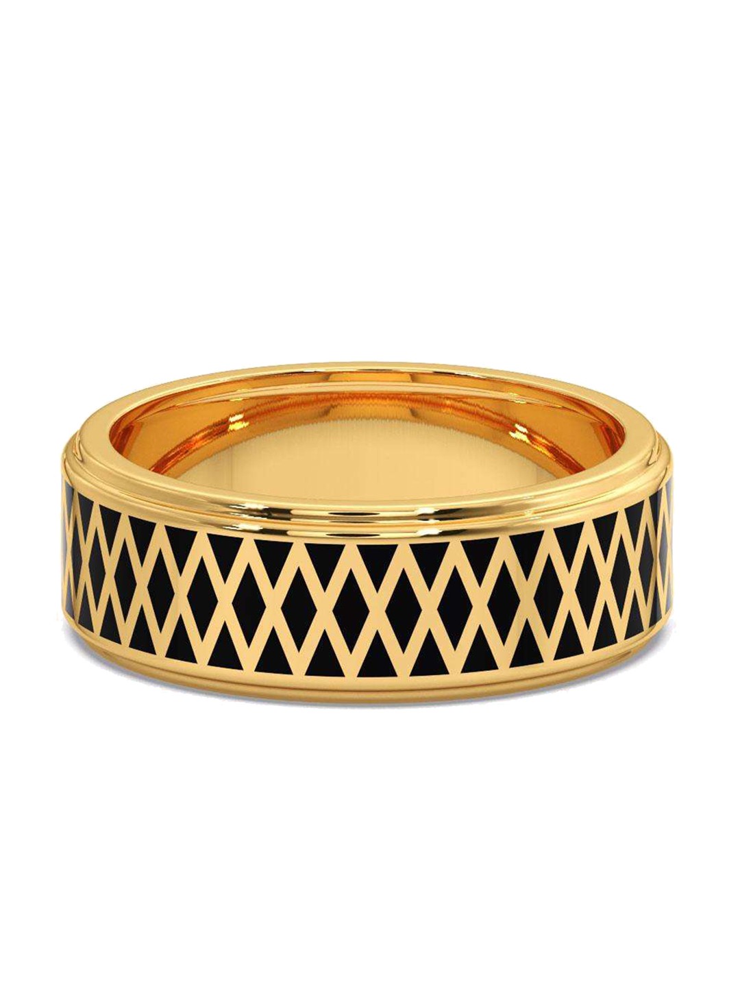 

CANDERE A KALYAN JEWELLERS COMPANY Men 14KT Gold Finger Ring-4.73 g