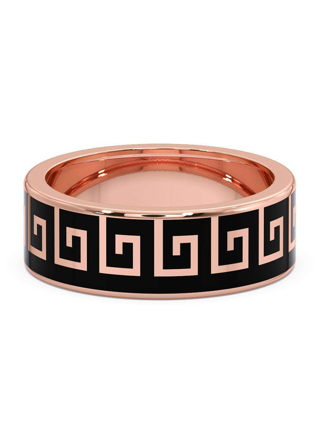 

CANDERE A KALYAN JEWELLERS COMPANY Men 18KT Rose Gold Finger Ring-4.71 g
