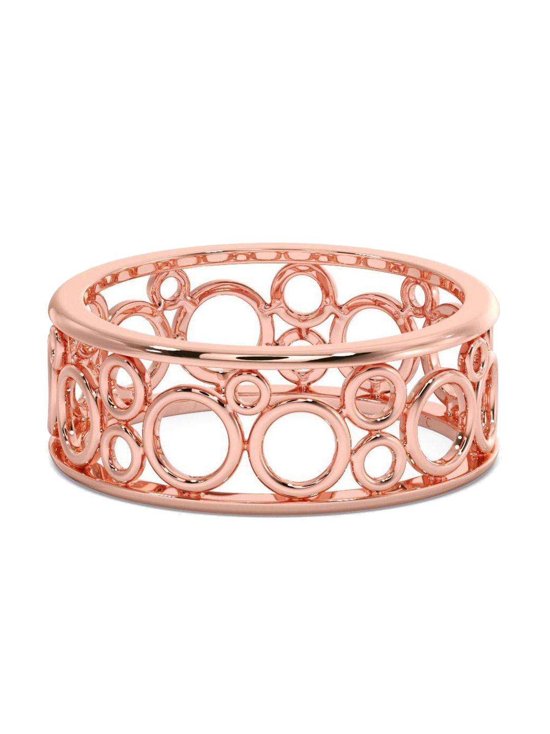 

CANDERE A KALYAN JEWELLERS COMPANY Men 18KT BIS Hallmark Rose Gold Ring- 3.18gm
