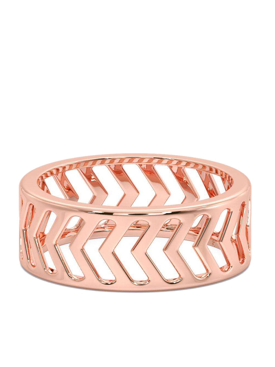 

CANDERE A KALYAN JEWELLERS COMPANY Men 18KT Rose Gold Ring - 3.9 gm