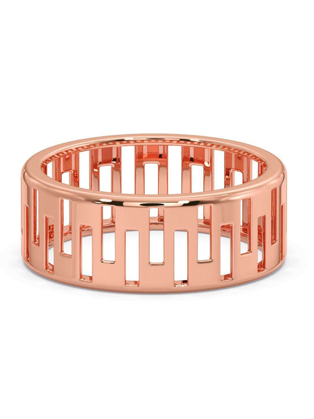 

CANDERE A KALYAN JEWELLERS COMPANY Men 14KT Rose Gold Ring-3.48 g
