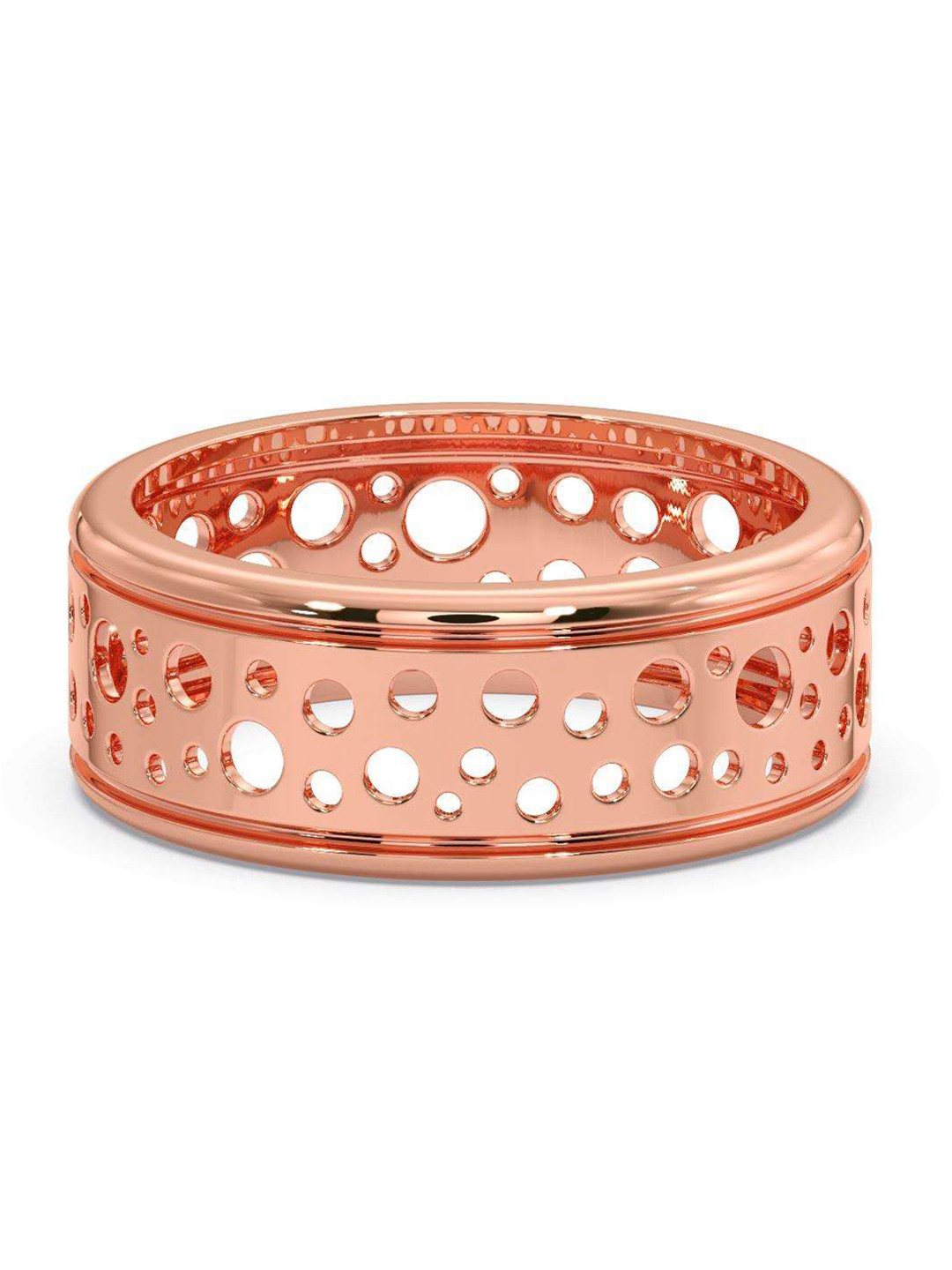 

CANDERE A KALYAN JEWELLERS COMPANY Men 14KT Rose Gold Ring-4.31gm
