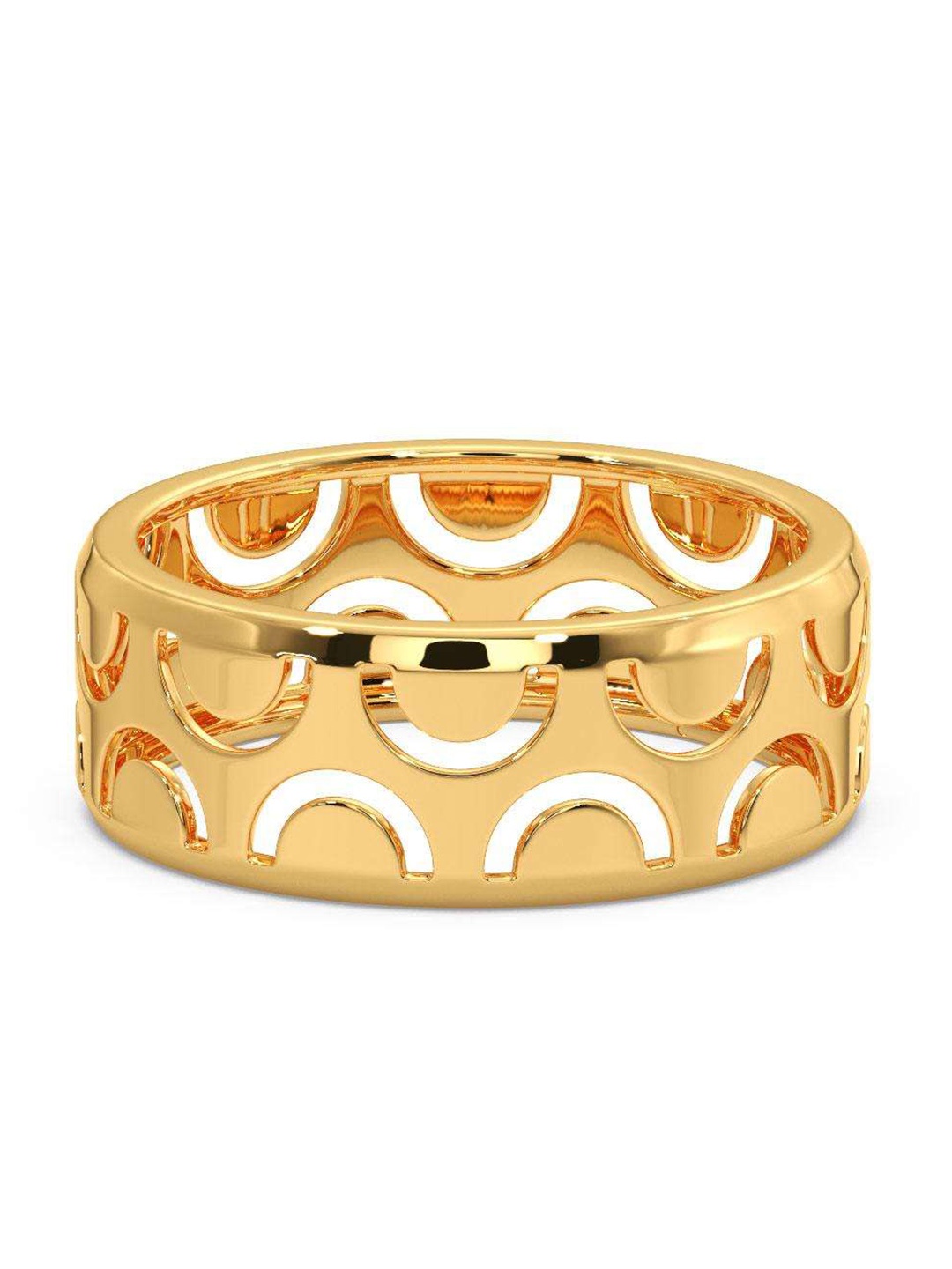 

CANDERE A KALYAN JEWELLERS COMPANY Men 14KT Gold Finger Ring-3.45 gm