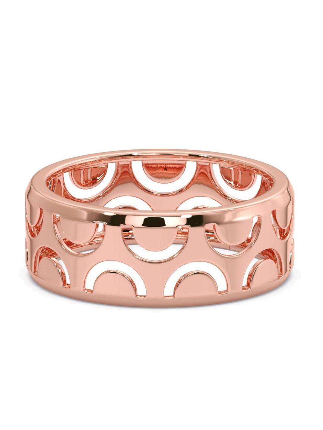 

CANDERE A KALYAN JEWELLERS COMPANY Men 18KT Rose Gold Ring - 4.06 gm