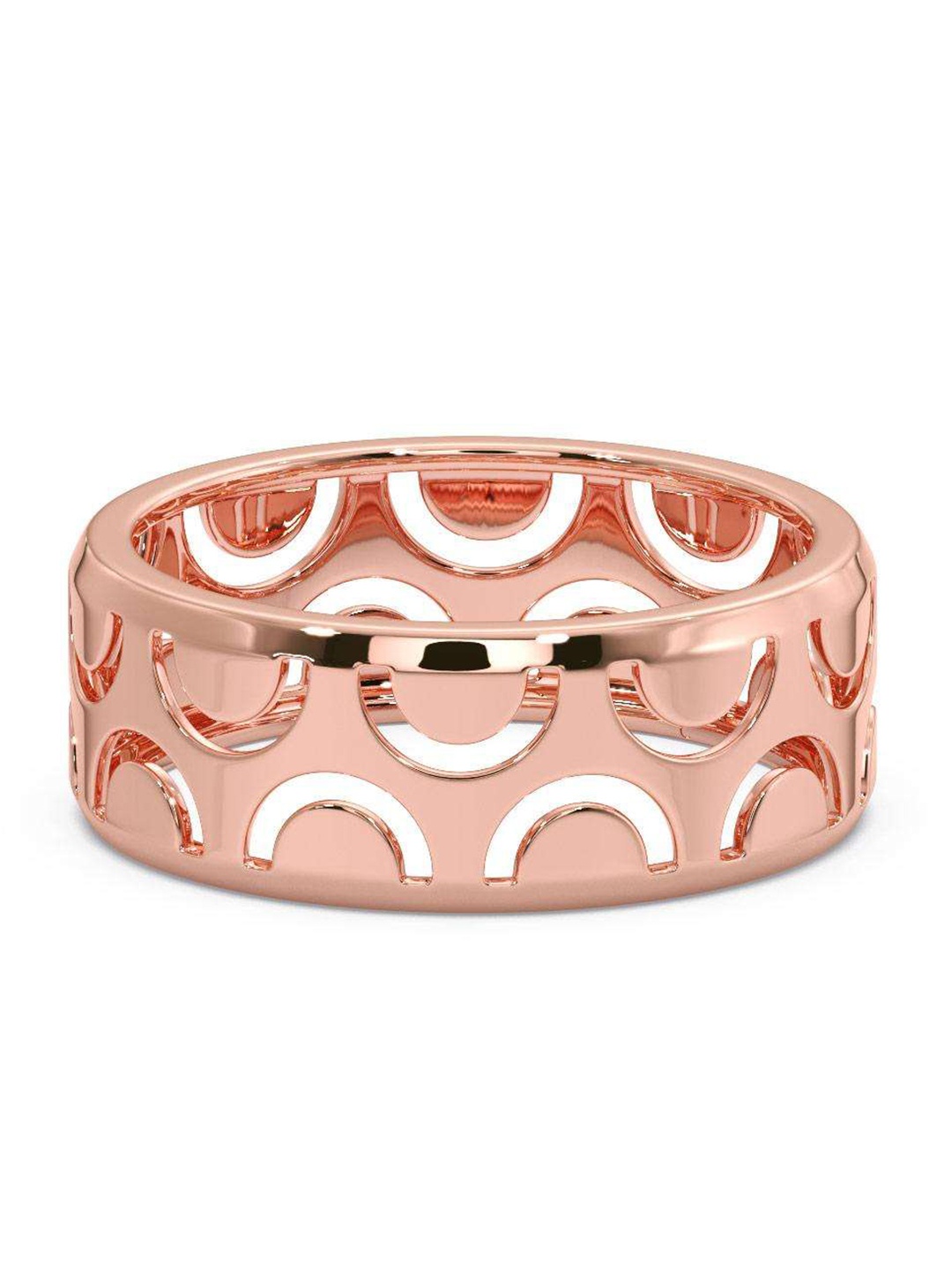 

CANDERE A KALYAN JEWELLERS COMPANY Men 18KT Rose Gold Ring - 4.57 gm